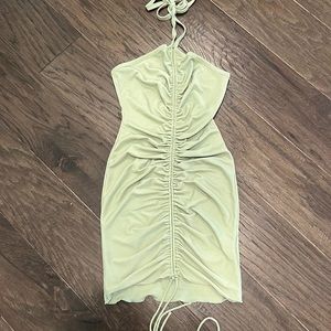 Princess Polly size 6 Ruched Halter Dress